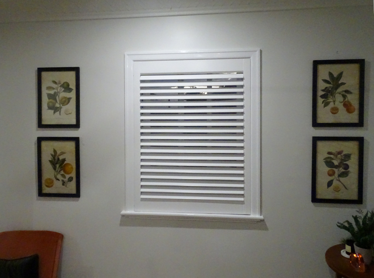 No Gaps Shutter Panel seamless fit with architrave