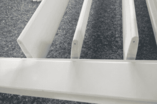 Assemble the louvres into the stiles