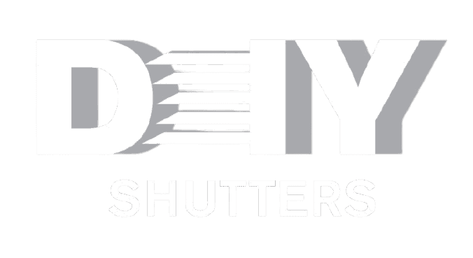 diy shutters logo white